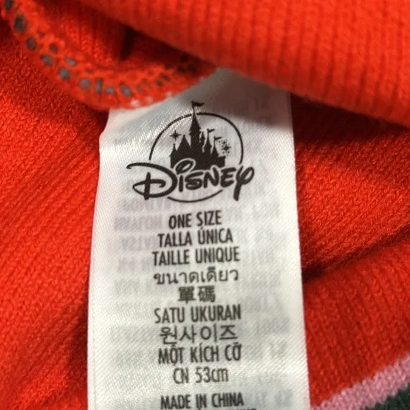 Disney Parks Kids Knit Winter Hat - Santa Mickey Mouse Holiday Beanie Pom NEW - Picture 4 of 6